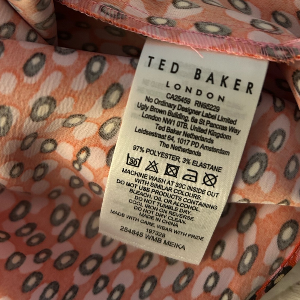 Ted Baker Sleeveless Circular Pattern Top - image 5